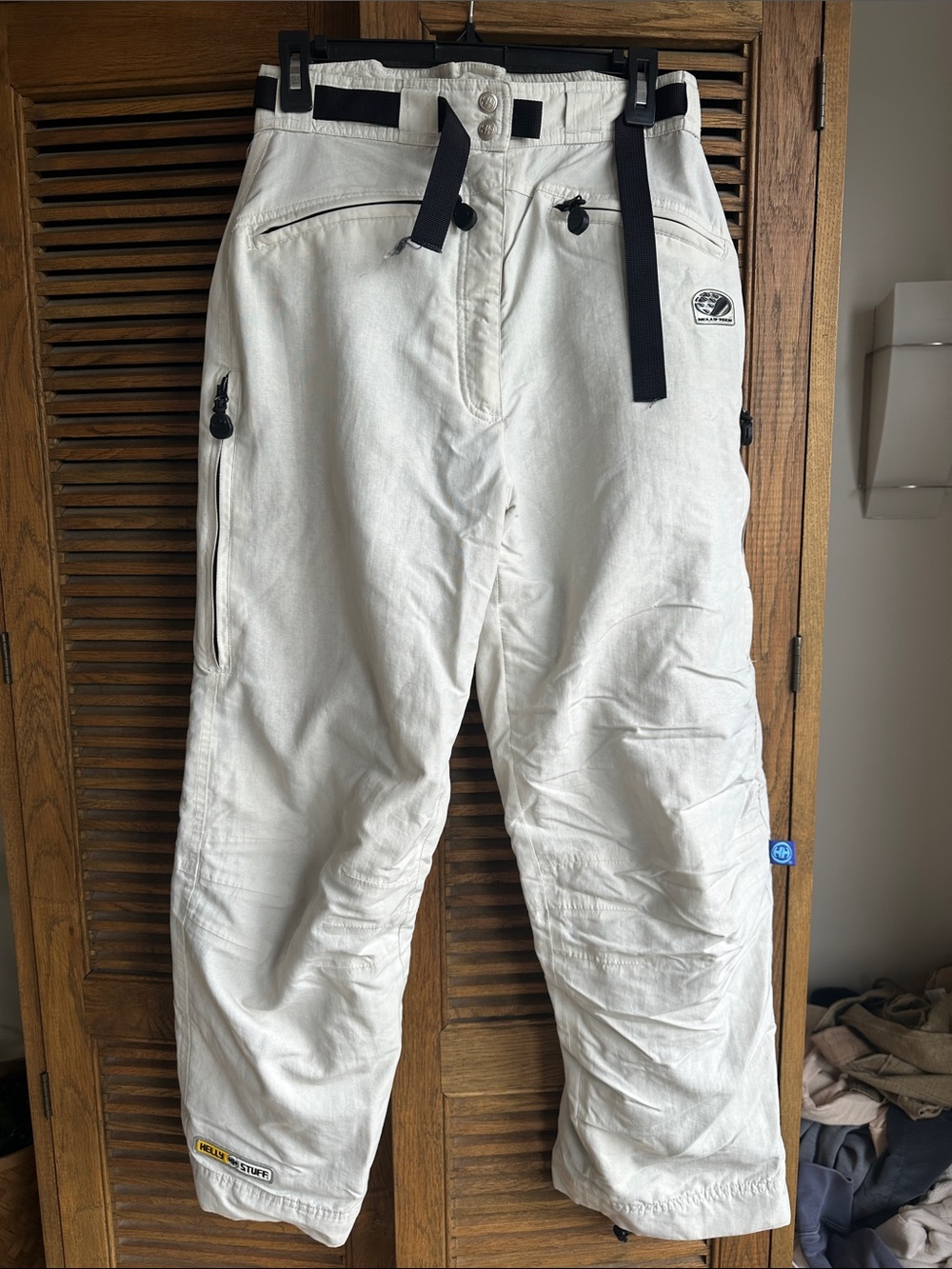 White women Snow/Ski Pants with Black Accents